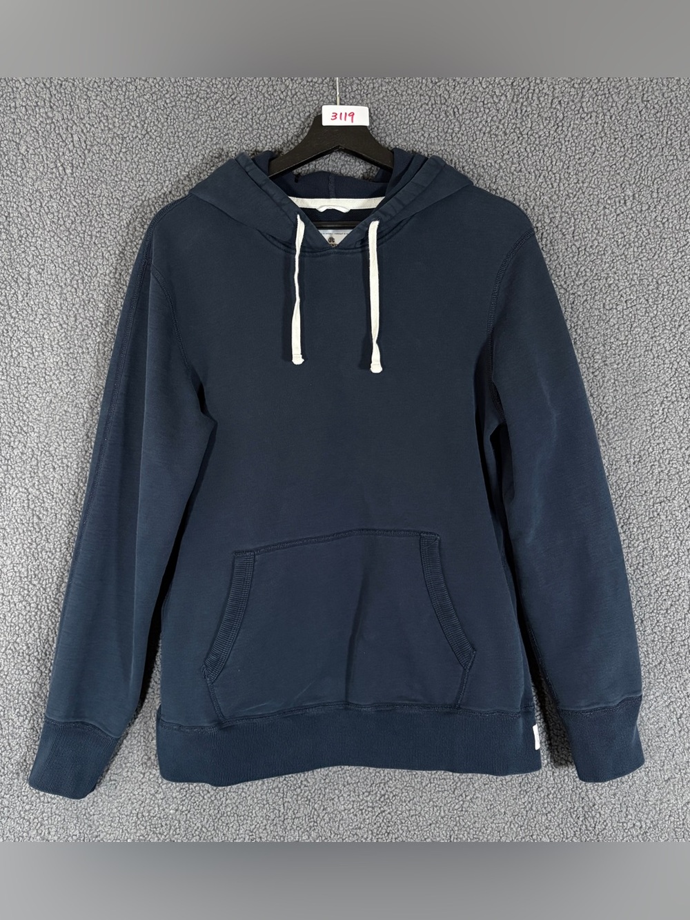 Reigning Champ Midweight Terry Cotton Pullover Hoodie - Men's Size M - Blue